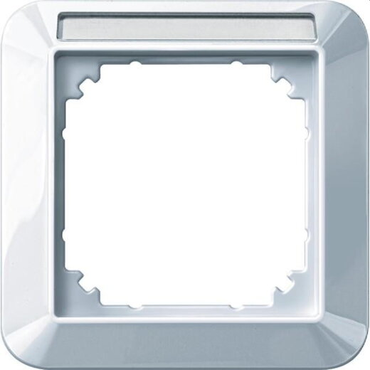 Merten Rahmen 387125 1fach aktivweiss glaenzend