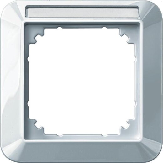 Merten Rahmen 387119 1fach polarweiss glaenzend