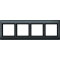 Merten Rahmen 400414 4fach anthrazit