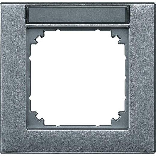 Merten Rahmen 476160 1fach aluminium M-PLAN