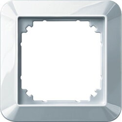 Merten Rahmen 389119 1fach polarweiss glaenzend 1-M