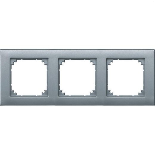 Merten Rahmen 486360 3fach aluminium M-PLAN