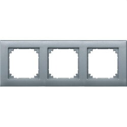 Merten Rahmen 488360 3fach aluminium M-PLAN