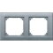 Merten Rahmen 488260 2fach aluminium
