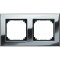 Merten Rahmen 475239 2fach chrom