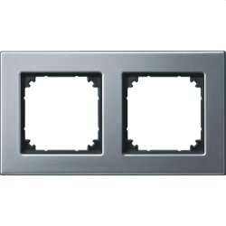 Merten Rahmen 475260 2fach platinsilber