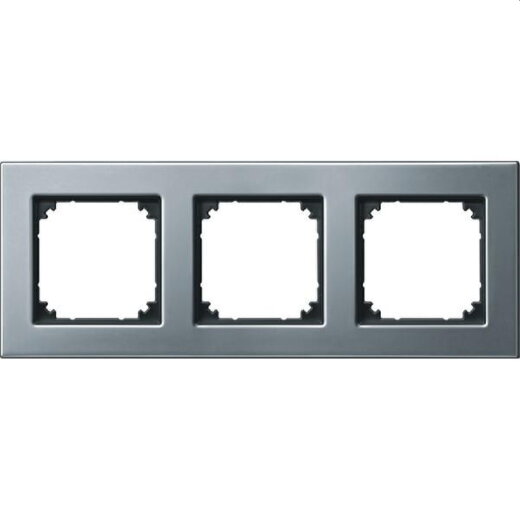 Merten Rahmen 475360 3fach platinsilber