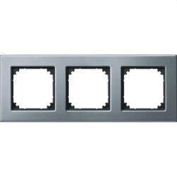 Merten Rahmen 475360 3fach platinsilber