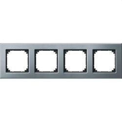 Merten Rahmen 475460 4fach platinsilber