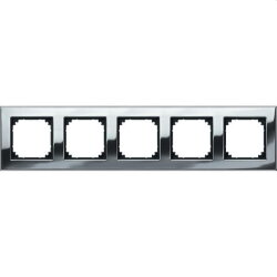 Merten Rahmen 475539 5fach chrom