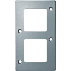 Merten Rahmen 480260 2fach mattsilber PANZER