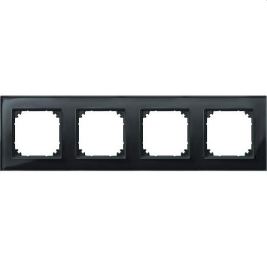 Merten Rahmen 489403 4fach onyxschwarz
