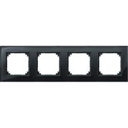 Merten Rahmen 489403 4fach onyxschwarz