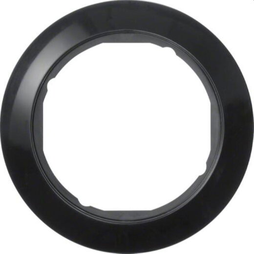 Berker Rahmen M3138201 1fach schwarz S1930