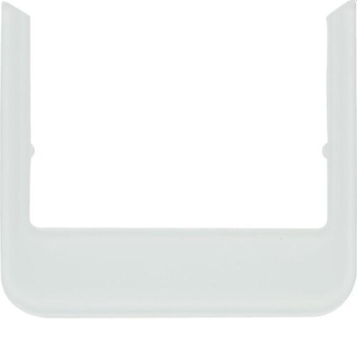 Berker Rahmen M3rund Glas polarweiss