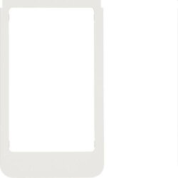 Berker Rahmen M3rund gross polarweiss glaenzend