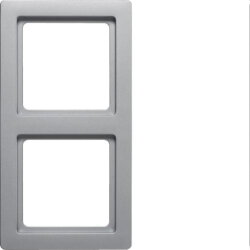 Berker Rahmen M32fach Q1 alu samt lackiert