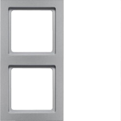 Berker Rahmen M32fach Q3 alu samt lackiert