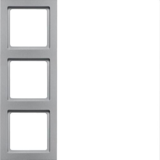 Berker Rahmen M33fach Q3 alu samt lackiert