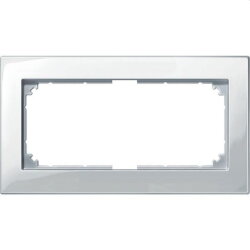 Merten Rahmen 515819 2fach polarweiss glaenzend M-PLAN
