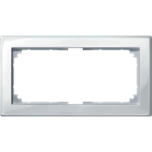 Merten Rahmen 478819 2fach polarweiss glaenzend M-SMAR