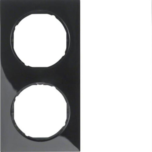 Berker Rahmen M310122245 schwarz glaenzend