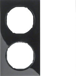 Berker Rahmen M310122245 schwarz glaenzend
