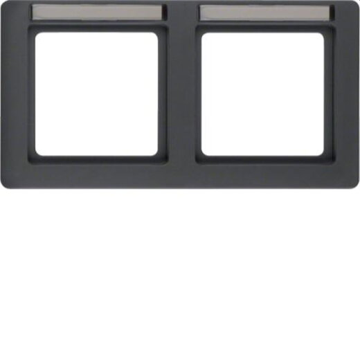 Berker Rahmen M310226016 anthrazit samt