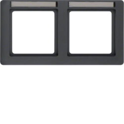 Berker Rahmen M310226016 anthrazit samt