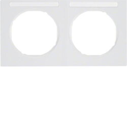 Berker Rahmen M310122279 polarweiss glaenzend