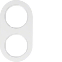 Berker Rahmen M310122089 polarweiss glaenzend