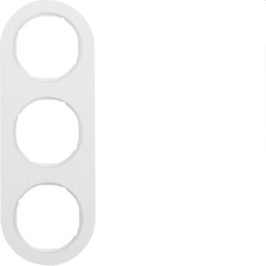 Berker Rahmen M310132089 polarweiss glaenzend