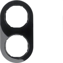 Berker Rahmen M310122045 schwarz glaenzend