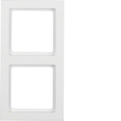 Berker Rahmen M310126099 Q.3 polarweiss samt