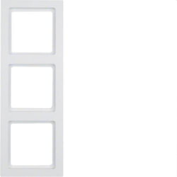 Berker Rahmen M310136099 Q.3 polarweiss samt