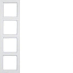 Berker Rahmen M310146099 Q.3 polarweiss samt