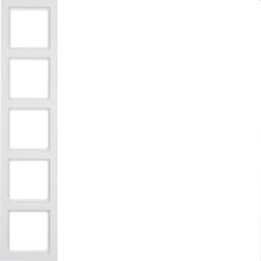 Berker Rahmen M310156099 Q.3 polarweiss samt