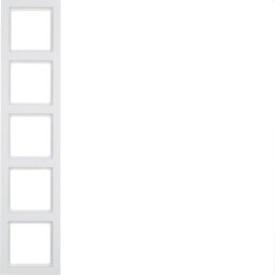 Berker Rahmen M310156099 Q.3 polarweiss samt