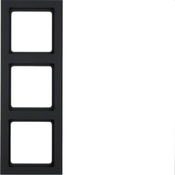 Berker Rahmen M310136096 Q.3 anthrazit samt