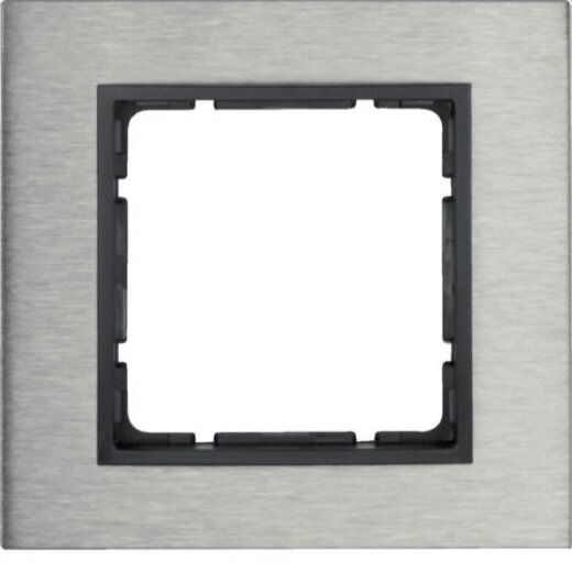 Berker Rahmen M310113606 B.7 Edelstahl/anthrazit