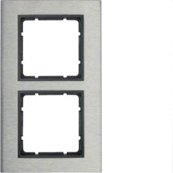 Berker Rahmen M310123606 B.7 Edelstahl/anthrazit