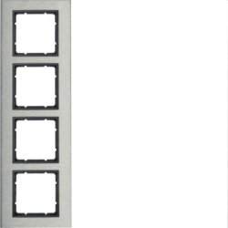 Berker Rahmen M310143606 B.7 Edelstahl/anthrazit