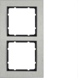 Berker Rahmen M310223606 B.7 Edelstahl/anthrazit