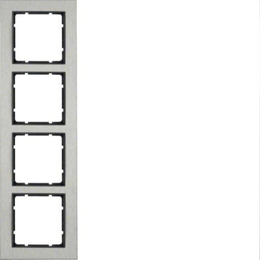 Berker Rahmen M310243606 B.7 Edelstahl/anthrazit