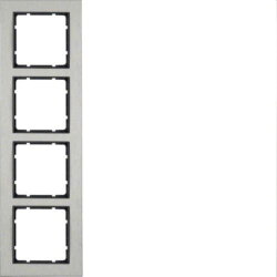 Berker Rahmen M310243606 B.7 Edelstahl/anthrazit