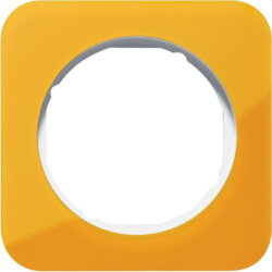 Berker Rahmen M310112339 orange transp/polarweiss glaenz