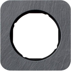 Berker Rahmen M310112384 Schiefer-anthrazit/schwarz