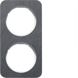 Berker Rahmen M310122389 Schiefer-anthrazit/polarweiss