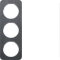 Berker Rahmen M310132389 Schiefer-anthrazit/polarweiss
