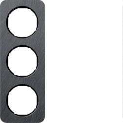 Berker Rahmen M310132384 Schiefer-anthrazit/schwarz